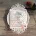 Fancy Cheap Laser Cut White Wedding Invitations Sleeves